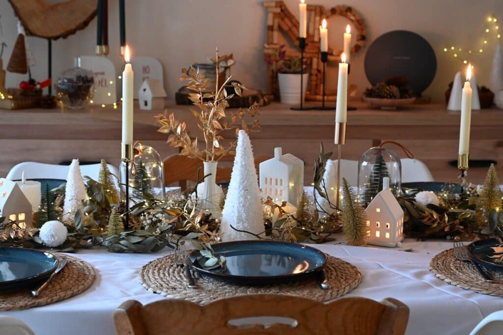 déco table de Noël